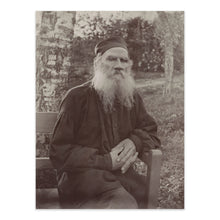 Load image into Gallery viewer, Digitally Restored and Enhanced 1897 Leo Tolstoy Photo Print - Vintage Portrait Photo of Leo Tolstoy - Lev Nikolayevich Tolstoy Wall Art Poster Photo