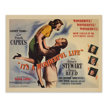 Load image into Gallery viewer, Digitally Restored and Enhanced 1946 It's A Wonderful Life Poster Matte Print - Old Poster Print of Frank Capra's It's A Wonderful Life by Liberty Films