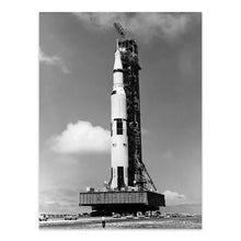 Load image into Gallery viewer, Digitally Restored and Enhanced 1969 Apollo 11 Photo Print - Vintage Photo of The Apollo 11 Spacecraft Before Take-Off - Old Apollo 11 Poster Wall Art