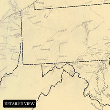 Load image into Gallery viewer, Digitally Restored and Enhanced 1941 Underground Railroad Map of the United States - Vintage Underground Railroad Map of United States Wall Art Poster