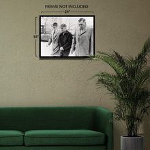 Cargar imagen en el visor de la galería, Digitally Restored and Enhanced 1957 Ed Gein Photo Print - Vintage Photo of Criminal Ed Gein The Butcher of Plainfield Handcuffed in Wisconsin Poster