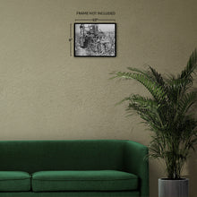 Load image into Gallery viewer, Digitally Restored and Enhanced 1939 Rust Cotton Picker Photo Print - Old Photo of Cotton Picker in Cloverdale Plantation Clarksdale Mississippi Poster