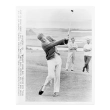 Load image into Gallery viewer, Digitally Restored and Enhanced 1963 John F Kennedy Poster Photo - Old Photo of American President John F Kennedy Playing Golf at Hyannis Port Wall Art