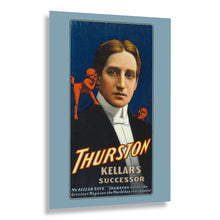 Load image into Gallery viewer, Digitally Restored and Enhanced 1908 Thurston Magician Poster - Kellars Successor - Vaudeville Golden Age Theater Magic - Archival Print