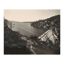 Cargar imagen en el visor de la galería, 1912 Big Bear Lake Photo Print - Vintage Photo of Big Bear Lake and Dam in California Poster - Old Photo of Bear Valley Dam