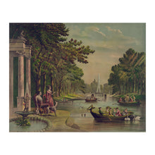 Cargar imagen en el visor de la galería, Digitally Restored and Enhanced 1882 Lafayette Summer Residence Print - Revolutionary War Hero - Gilded Age Franco-American - Archival Print