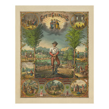 Cargar imagen en el visor de la galería, Digitally Restored and Enhanced 1873 Gift for the Grangers Print - National Grange Farmers Movement - Gilded Age Agriculture - Archival Print
