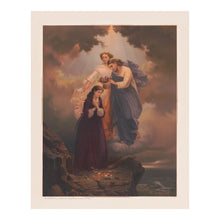 Cargar imagen en el visor de la galería, Digitally Restored and Enhanced 1871 The Faithful Crowned Print - Victorian Religious Allegorical - Heaven Angels Christ Philadelphia - Archival Print