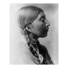 Load image into Gallery viewer, Digitally Restored and Enhanced 1910 Wishham Young Woman Portrait Print - Columbia River Indigenous Pacific Northwest - Trading Heritage - Archival Print