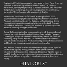Cargar imagen en el visor de la galería, Digitally Restored and Enhanced 1870 Fifteenth Amendment Print - Civil Rights Reconstruction Era - Baltimore Voting Rights Parade - Archival Print