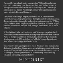 Cargar imagen en el visor de la galería, Digitally Restored and Enhanced 1902 Willard Hotel Washington Print - Pennsylvania Avenue Gilded Age Architecture - Historic DC - Archival Print