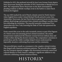 Load image into Gallery viewer, Digitally Restored and Enhanced 1932 Fall of New Amsterdam Print - Peter Stuyvesant Surrender 1664 - Dutch Colonial New York History - Archival Print