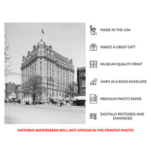 Cargar imagen en el visor de la galería, Digitally Restored and Enhanced 1902 Willard Hotel Washington Print - Pennsylvania Avenue Gilded Age Architecture - Historic DC - Archival Print