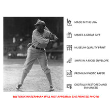 Load image into Gallery viewer, Digitally Restored and Enhanced 1920 Shoeless Joe Jackson Print - Baseball Legend Black Sox Era Cleveland - Deadball Era Portrait - Archival Print