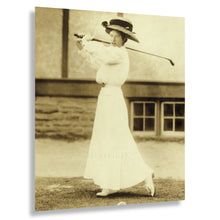 Cargar imagen en el visor de la galería, Digitally Restored and Enhanced 1908 Katharine Harley Golf Champion Print - Women's Amateur Edwardian Sports Portrait - Athletic Pioneer - Archival Print