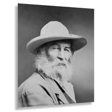 Load image into Gallery viewer, Digitally Restored and Enhanced 1870 Walt Whitman Print - American Poet Quaker Photo Portrait - Leaves of Grass Civil War Era - Archival Print