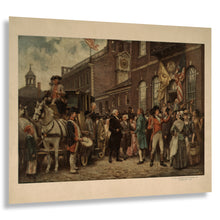 Load image into Gallery viewer, Digitally Restored and Enhanced 1947 Washington Inauguration Print - Philadelphia Congress Hall 1793 - Presidential Ceremony History - Archival Print