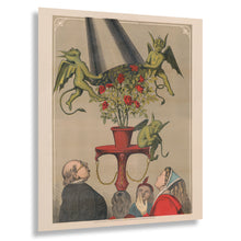 Cargar imagen en el visor de la galería, Digitally Restored and Enhanced 1870 Circus Poster - Green Demons Spectacle - Victorian Entertainment Buffalo Theatrical - Archival Print