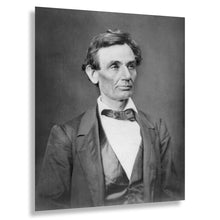 Load image into Gallery viewer, 1860 Abraham Lincoln Print - Alexander Hesler Portrait - Presidential Candidate Springfield Illinois - Archival Print