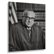 Load image into Gallery viewer, Digitally Restored and Enhanced 1976 Thurgood Marshall Print - Supreme Court Justice Portrait - Civil Rights Pioneer Legal History - Archival Print