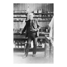 Load image into Gallery viewer, Digitally Restored and Enhanced 1911 Thomas Edison Print - Workshop Laboratory Portrait - Inventor Menlo Park American Innovation - Archival Print