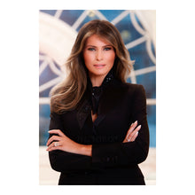 Load image into Gallery viewer, 2017 Melania Trump Print - First Lady Official White House Portrait - Contemporary Political Era - Archival Print