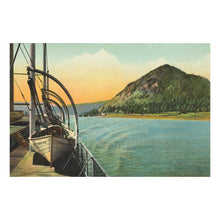 Cargar imagen en el visor de la galería, Digitally Restored and Enhanced 1908 Wind Mountain Print - Columbia River Gorge Washington - Cascade Range Sacred Landmark - Archival Print