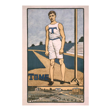 Load image into Gallery viewer, 1905 Tome School Track Athlete Print - Progressive Era Preparatory School Athletics - Archival Print
