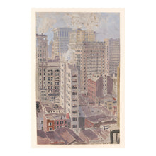 Cargar imagen en el visor de la galería, Digitally Restored and Enhanced 1901 New York Skyscrapers Print - City Skyline Urban Architecture - Early Manhattan Cityscape - Archival Print