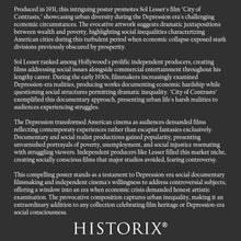 Cargar imagen en el visor de la galería, Digitally Restored and Enhanced 1931 City of Contrasts Poster - Depression Era Film Documentary - Urban Social Cinema History - Archival Print