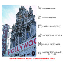 Cargar imagen en el visor de la galería, Digitally Restored and Enhanced 1976 Hollywood Theatre Portland Print - Spanish Colonial Movie Palace - Historic Oregon Cinema - Archival Print