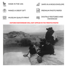 Load image into Gallery viewer, Digitally Restored and Enhanced 1906 Hopi Water Girls Print - Indigenous Children Arizona Southwest - Mesa Daily Life Photography - Archival Print