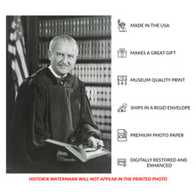 Load image into Gallery viewer, Digitally Restored and Enhanced 1976 Justice John Paul Stevens Print - Supreme Court Official Portrait - American Jurisprudence - Archival Print