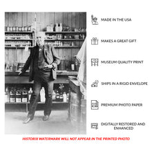 Load image into Gallery viewer, Digitally Restored and Enhanced 1911 Thomas Edison Print - Workshop Laboratory Portrait - Inventor Menlo Park American Innovation - Archival Print