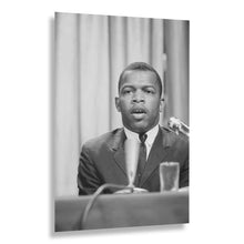 Load image into Gallery viewer, Digitally Restored and Enhanced 1964 John Lewis Print - Civil Rights Leader SNCC Chairman Portrait - Conscience of Congress - Archival Print
