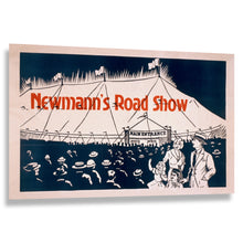 Cargar imagen en el visor de la galería, 1925 Newmann Road Show Poster - Traveling Mentalist - Vaudeville Golden Age Touring Theater - Archival Print