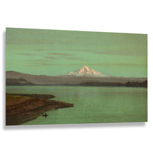 Load image into Gallery viewer, Digitally Restored and Enhanced 1901 Mt. Hood Poster Print - Columbia River Oregon Pastoral Valley - Grazing Cattle Hood River - Archival Print