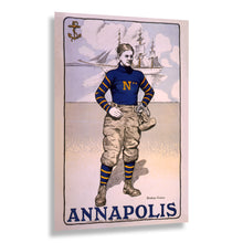 Cargar imagen en el visor de la galería, 1902 Naval Academy Football Photo - Annapolis Midshipman Athlete - Military Academy Sports History - Archival Print