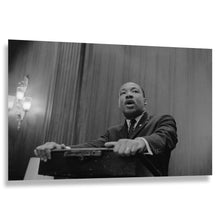 Load image into Gallery viewer, Digitally Restored and Enhanced 1964 Martin Luther King Print - Capitol Press Conference - Civil Rights Act Leader Washington DC - Archival Print
