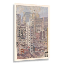 Cargar imagen en el visor de la galería, Digitally Restored and Enhanced 1901 New York Skyscrapers Print - City Skyline Urban Architecture - Early Manhattan Cityscape - Archival Print