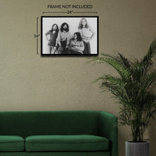 Cargar imagen en el visor de la galería, Digitally Restored and Enhanced 1971 Led Zeppelin Photo Print - Vintage Led Zeppelin Poster Print - Old Photo of English Rock Band Led Zeppelin Wall Art
