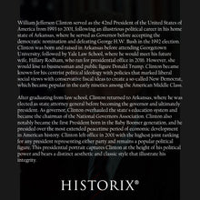 Cargar imagen en el visor de la galería, William J Clinton 42nd President of the United States Official Portrait Photo Print Poster