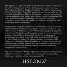 Load image into Gallery viewer, Digitally Restored and Enhanced 1903 Typical Puerto Rican Hut Print Photo - Vintage Photo of A Typical Hut in San Juan Puerto Rico Wall Art Poster