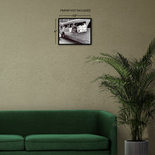 Load image into Gallery viewer, Digitally Restored and Enhanced 1961 Freedom Ride Protest Print Photo - Freedom Riders Group Hang Sign on Side of Bus Windows Vintage Poster Photo Print