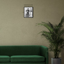 Load image into Gallery viewer, Digitally Restored and Enhanced 1965 Bob Dylan Self Portrait Photo Print - Vintage Full-Length Portrait Photo of Bob Dylan Playing Guitar Wall Art Poster