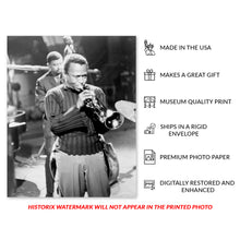 Load image into Gallery viewer, Digitally Restored and Enhanced 1960 Miles Davis Poster Photo - Jazz Musician Miles Davis Picture Wall Art Print - Vintage Photo of Miles Dewey Davis