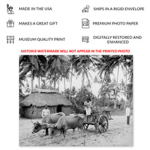 Load image into Gallery viewer, Digitally Restored and Enhanced 1903 Puerto Rican Country Scene Photo Print - Puerto Rico Vintage Poster - Old Country Scene of Puerto Rico Wall Art