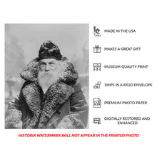 Cargar imagen en el visor de la galería, 1895 Santa Claus Print - Victorian Christmas Illustration - Gilded Age Father Christmas - Archival Print