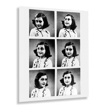 Load image into Gallery viewer, Digitally Restored and Enhanced 1939 Anne Frank Portrait Photo - Vintage Photograph of Anne Frank The Author of The Diary of A Young Girl Wall Art Poster