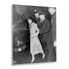 Load image into Gallery viewer, Digitally Restored and Enhanced 1954 Lolita Lebron Print Photo - Old Photo of the Arrest of Puerto Rican Nationalist Leader Lolita Lebron Wall Art Poster